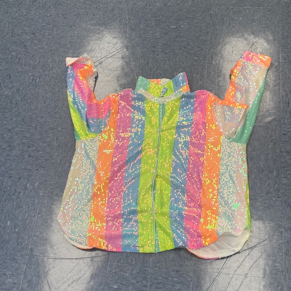 Colorful Sequin Women's Blouse - Picture 1 of 1